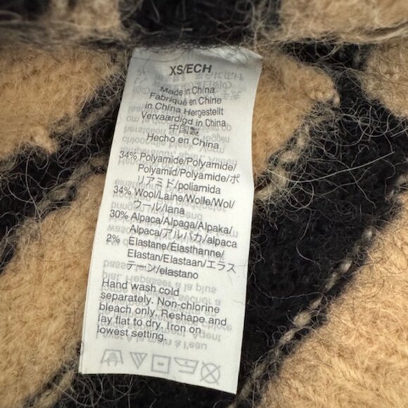 Madewell Deville Cardigan Sweater in Tiger Stripe - Picture 4 of 6